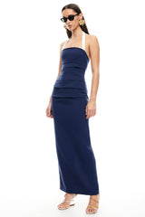 LIONESS 1999 Maxi Dress Navy